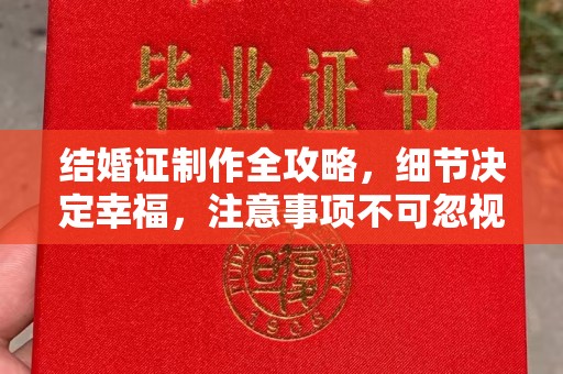 纳雍结婚证制作全攻略，细节决定幸福，注意事项不可忽视