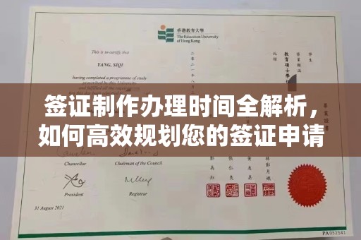 纳雍签证制作办理时间全解析，如何高效规划您的签证申请流程