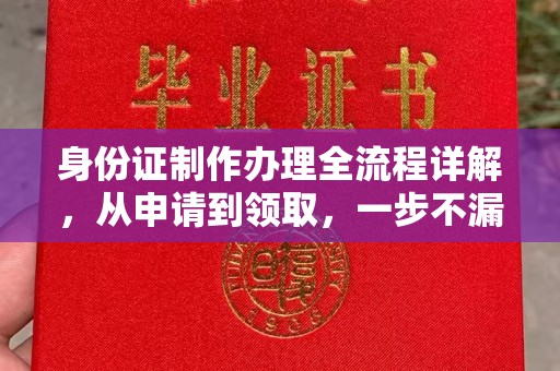 纳雍身份证制作办理全流程详解，从申请到领取，一步不漏！